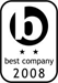 We won a 2* award for Best Companies Accreditation 2008