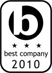 We won a 3* award for Best Companies Accreditation 2010